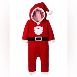 Cat & Jack one piece Santa jumpsuit